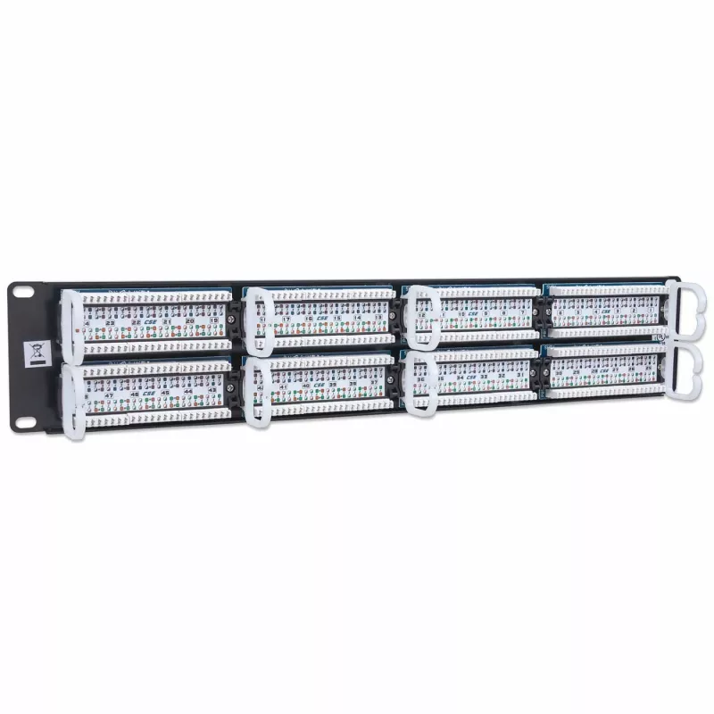 Intellinet patch panel, Cat5e, UTP, 48-port, 2U, čierny