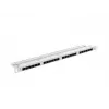 Lanberg PPU6-0024-S 19-palcový patch panel, 24-portový Cat6 UTP, 0,5U, sivý