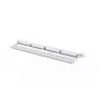 Patch panel LANBERG PPU6-0024-S, 24-port Cat6, kov, 0,5 HE, 440×22,3×99 mm