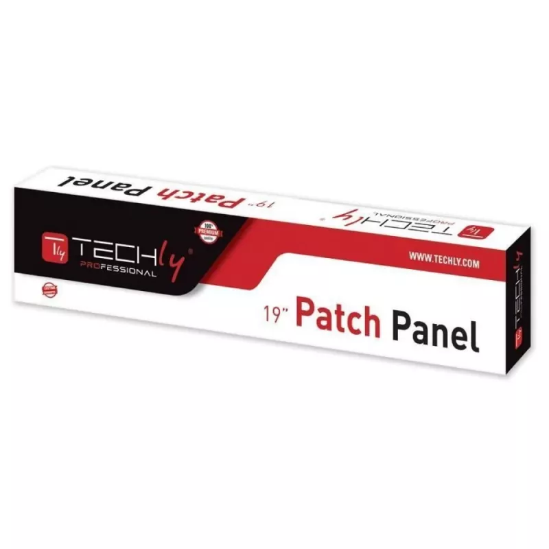 Techly patch panel UTP 16 portov RJ45 Cat.6 I-PP 16-RU-C6T
