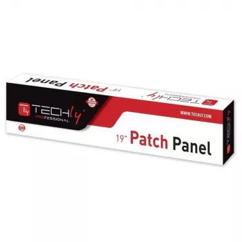 Techly patch panel UTP 24 portov RJ45 Cat.5E I-PP 24-RU-C5ET