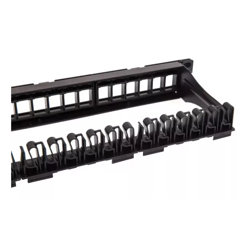 Techly modulárny patch panel 24 miest UTP s vyberateľnými modulmi 1HE čierny