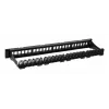 Techly modulárny patch panel 24 miest UTP s vyberateľnými modulmi 1HE čierny