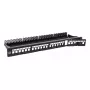 Techly modulárny patch panel 24 miest UTP s vyberateľnými modulmi 1HE čierny