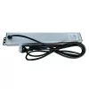 Techly I-CASE STRIP-16SH zásuvková lišta (PDU) 6 AC výstupov 1.5HE čierna, strieborná