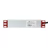 Zásuvková lišta Techly Universal Power Strip Rack 10 inch 4 zásuvky Schuko konektor čierna strieborná 1U