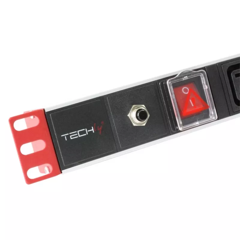Zásuvková lišta Techly Rack 19 inch Power Strip 1U 8 výstupov C13