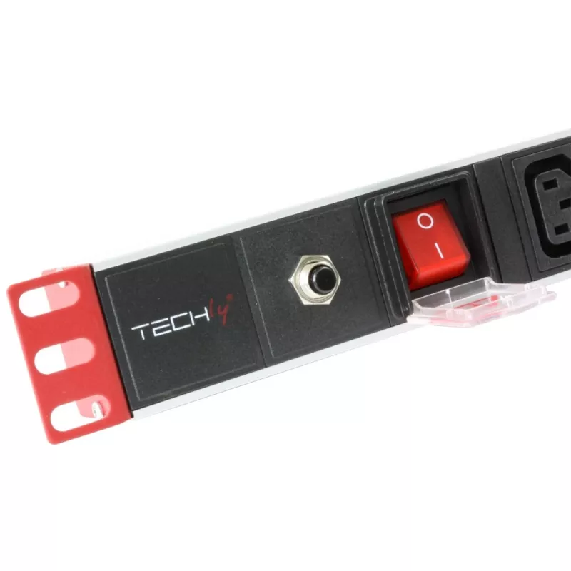 Zásuvková lišta Techly Rack 19 inch Power Strip 1U 8 výstupov C13