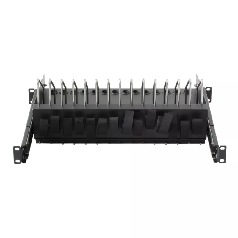 Racková polica Techly I-CABINET-TRAY14BK čierna 4U 19