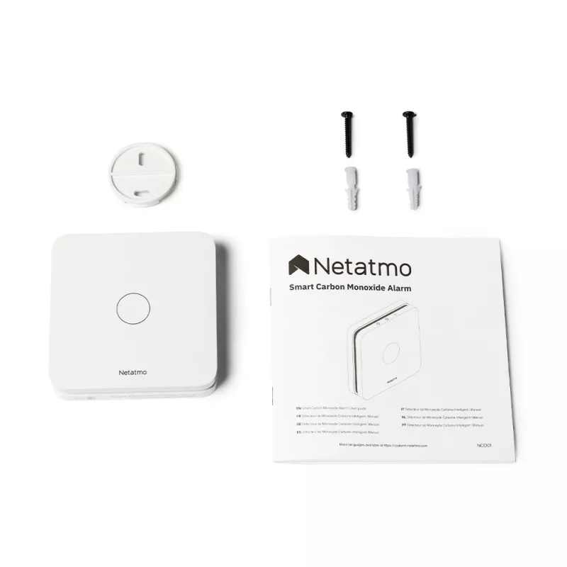 Hlásič oxidu uhoľnatého Netatmo Smart Carbon Monoxide Alarm