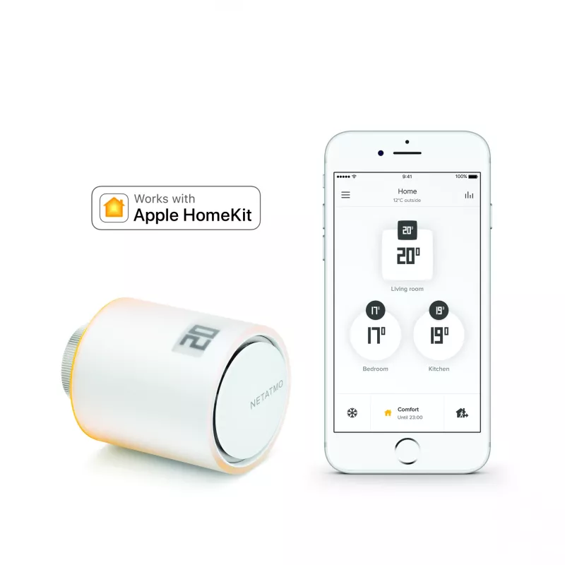 Netatmo NAV-EN prídavná inteligentná radiátorová hlavica, biela