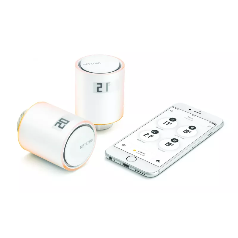 Netatmo NAV-EN prídavná inteligentná radiátorová hlavica, biela