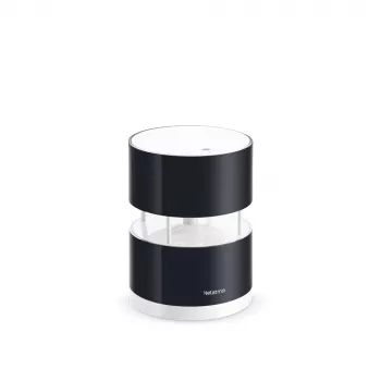Netatmo inteligentný anemometer, rýchlosť vetra, bezdrôtový, Wi-Fi, 0 - 45 m/s, 100 m, čierna, priehľadná
