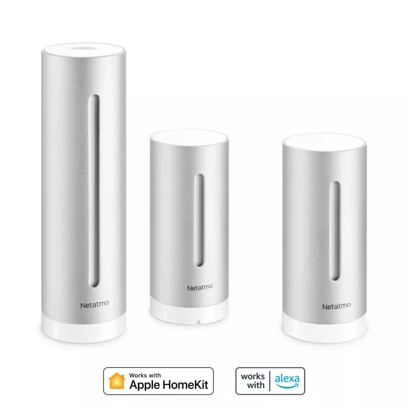 Netatmo Indoor Pack „inteligentná domáca meteorologická stanica + dodatočný inteligentný vnútorný modul“