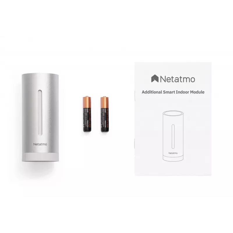 Netatmo Indoor Pack „inteligentná domáca meteorologická stanica + dodatočný inteligentný vnútorný modul“