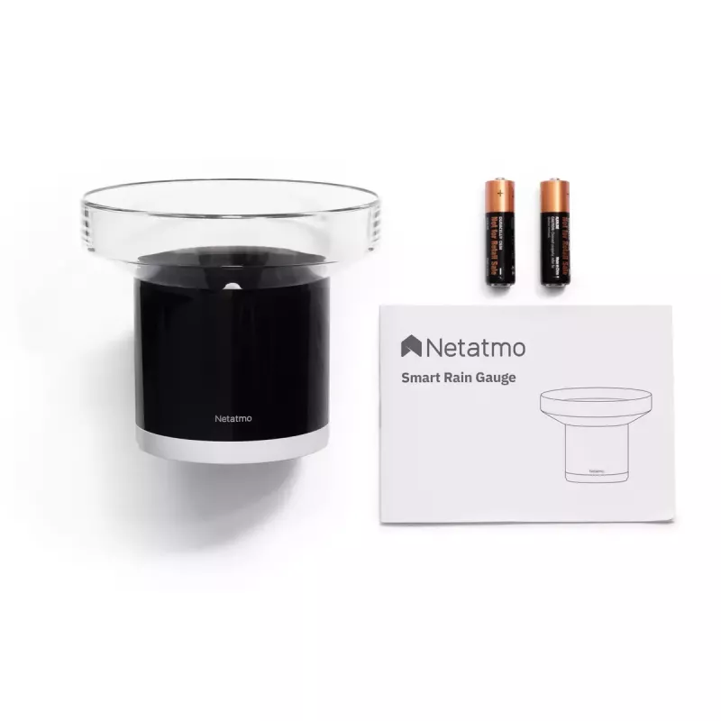 Netatmo Rain Pack „inteligentná domáca meteorologická stanica + inteligentný dážďomer“