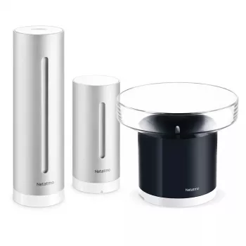 Netatmo Rain Pack „inteligentná domáca meteorologická stanica + inteligentný dážďomer“