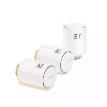 Inteligentné termostatické hlavice Netatmo Pack: 3 dodatočné inteligentné termostatické hlavice