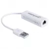 Manhattan 506731 adaptér USB 2.0 na Fast Ethernet, USB na RJ45, 10/100 Mb/s, biely