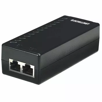 Intellinet Power over Ethernet (PoE) injektor, 1 port, 48 V DC, kompatibilný s IEEE 802.3af