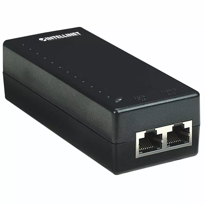 Intellinet Power over Ethernet (PoE) injektor, 1 port, 48 V DC, kompatibilný s IEEE 802.3af