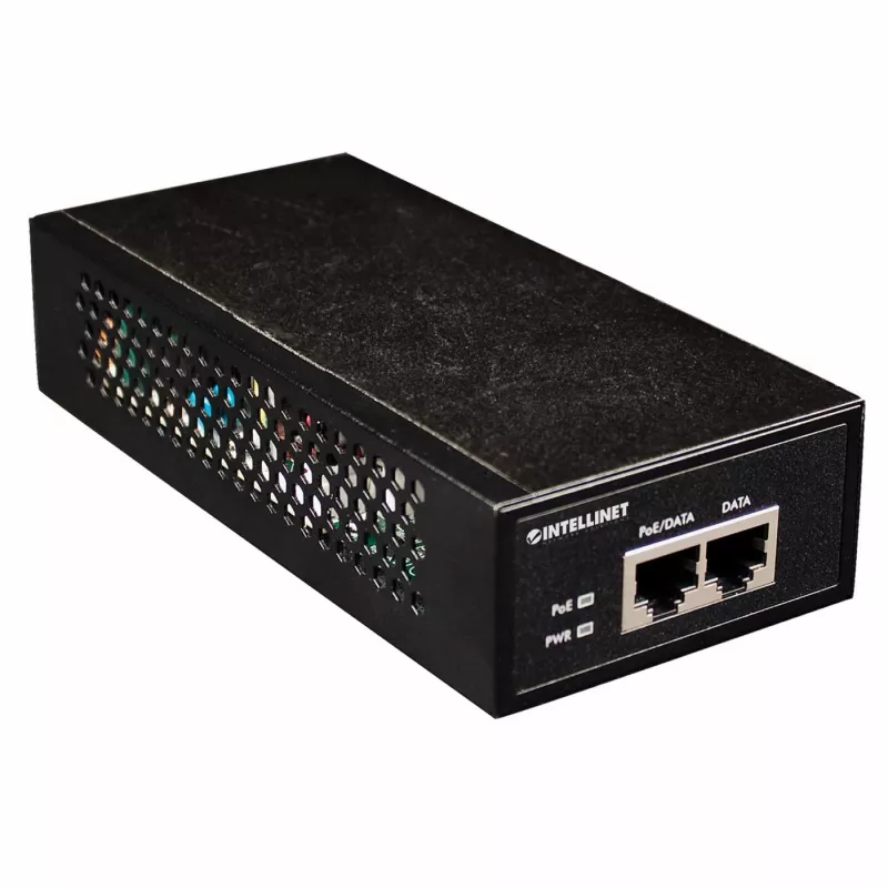 Intellinet Gigabit High-Power PoE+ injektor, 1 x 30 W, IEEE 802.3at/af Power over Ethernet (PoE+/PoE)