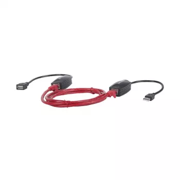 Manhattan USB-A line extender, na použitie s RJ45 sieťovým káblom (nie je súčasťou balenia), predlžuje USB zariadenia až do 60 m, napájanie zbernice, vhodný pre Cat5e/Cat6/Cat6A RJ45 sieťový kábel, čierna, záruka tri roky