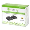 Techly IDATA EXT-E70POED AV extender AV vysielač a prijímač čierny