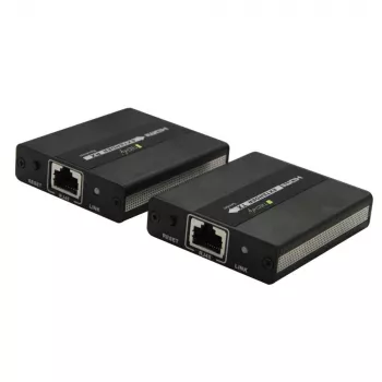Techly IDATA EXT-E71 AV extender AV vysielač a prijímač čierny
