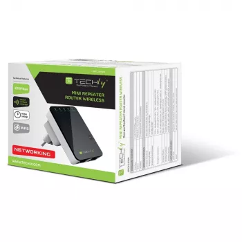Techly nástenný WLAN router 300N Wi-Fi 4
