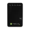 Techly I-WL-REPEATER2 (301078) bezdrôtový mini router / opakovač 300N do zásuvky, Wi-Fi 4 (802.11n), 2,4 GHz, 300 Mb/s