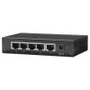 Intellinet 5-portový Gigabit Ethernet switch, veľkosť pre stôl, kovové puzdro, IEEE 802.3az (Energy Efficient Ethernet)