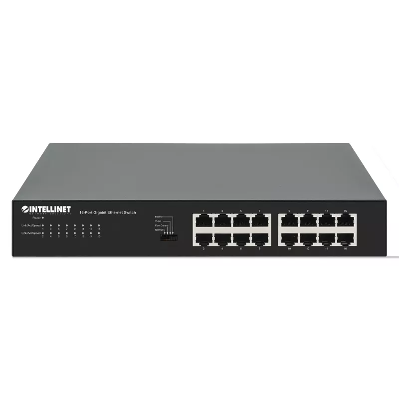 Intellinet 561815 16-portový gigabitový Ethernet switch