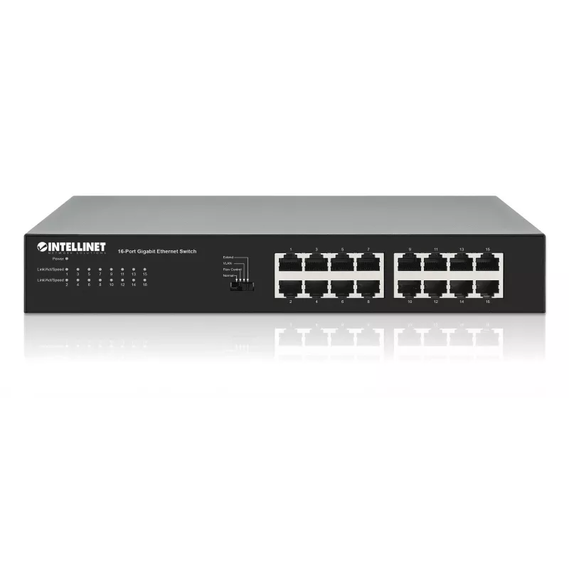 Intellinet 561815 16-portový gigabitový Ethernet switch