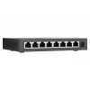 QNAP QSW-1108-8T-R2 nespravovaný sieťový prepínač, 8x 2,5GbE RJ45 (10/100/1000/2500 Mb/s), stolný, bez ventilátora, čierno-sivý