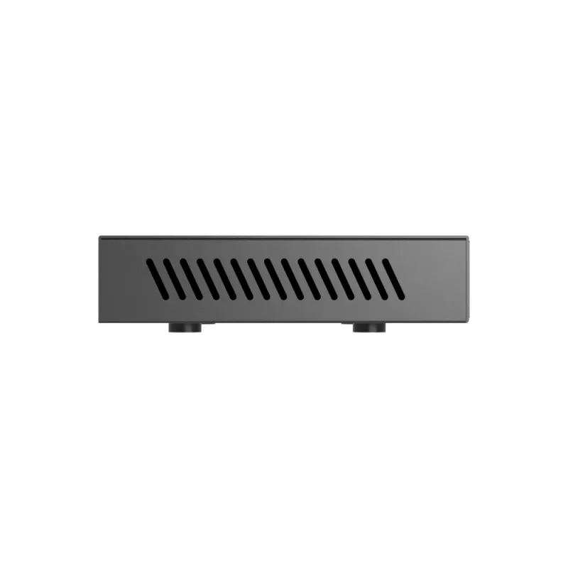 QNAP QSW-1108-8T-R2 nespravovaný sieťový prepínač, 8x 2,5GbE RJ45 (10/100/1000/2500 Mb/s), stolný, bez ventilátora, čierno-sivý