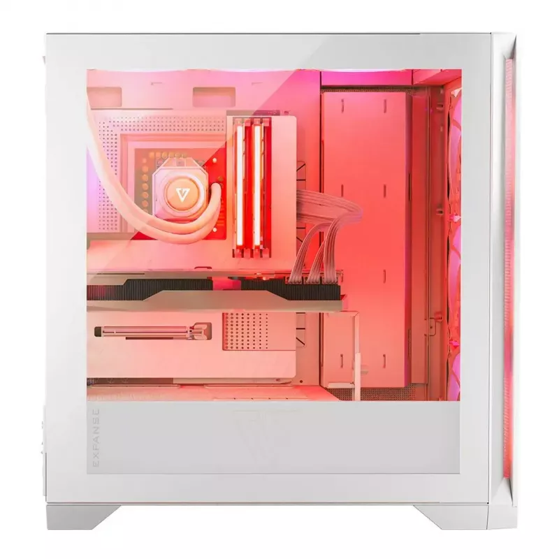 Počítačová skriňa Modecom Volcano Expanse S Apex ARGB Midi, biela