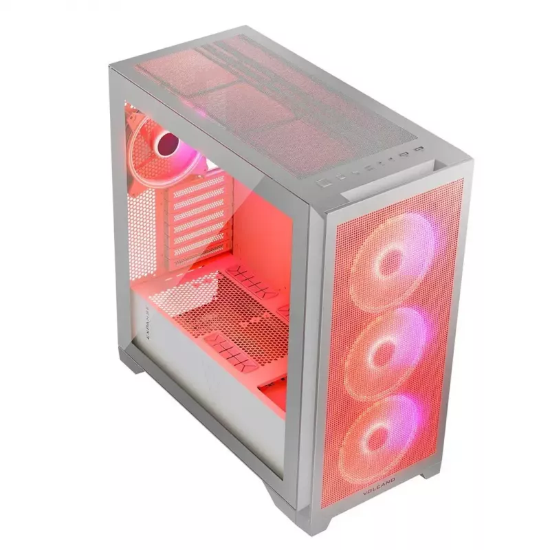Počítačová skriňa Modecom Volcano Expanse S Apex ARGB Midi, biela