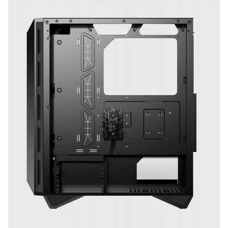 MSI MPG GUNGNIR 110R Mid Tower herná počítačová skriňa čierna, USB 3.2 Gen2 Type C, 4x 120mm ARGB ventilátor, Mystic Light Sync, 1 to 6 ARGB Control board, 2x tvrdené sklo panely, ATX, mATX, mini-ITX