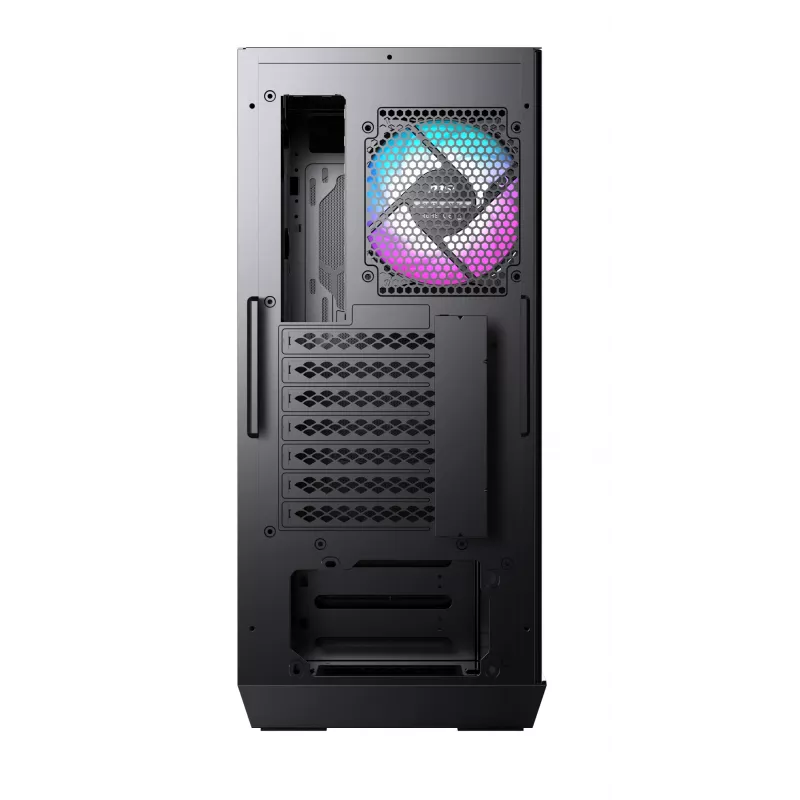 MSI MPG GUNGNIR 110R Mid Tower herná počítačová skriňa čierna, USB 3.2 Gen2 Type C, 4x 120mm ARGB ventilátor, Mystic Light Sync, 1 to 6 ARGB Control board, 2x tvrdené sklo panely, ATX, mATX, mini-ITX