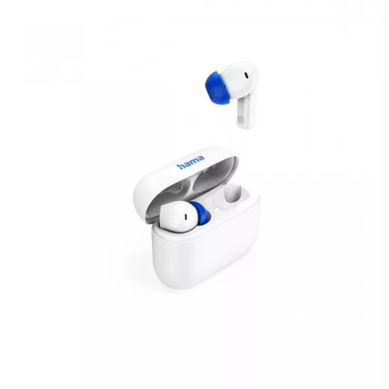 Bezdrôtové slúchadlá do uší Hama Passion Clear II True Wireless s ANC, biele (00184179)