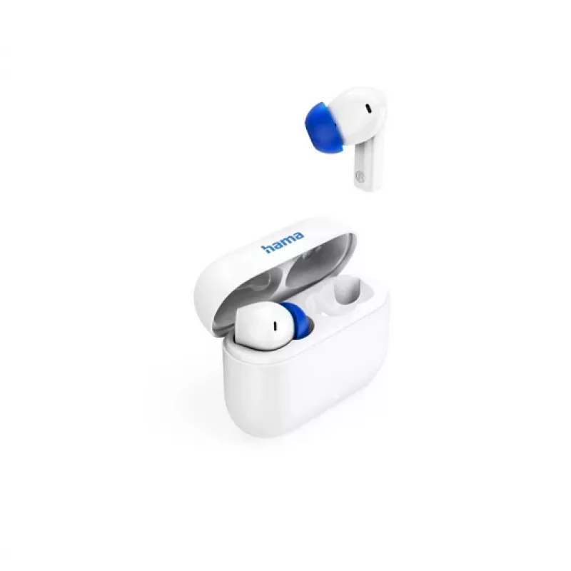 Bezdrôtové slúchadlá do uší Hama Passion Clear II True Wireless s ANC, biele (00184179)