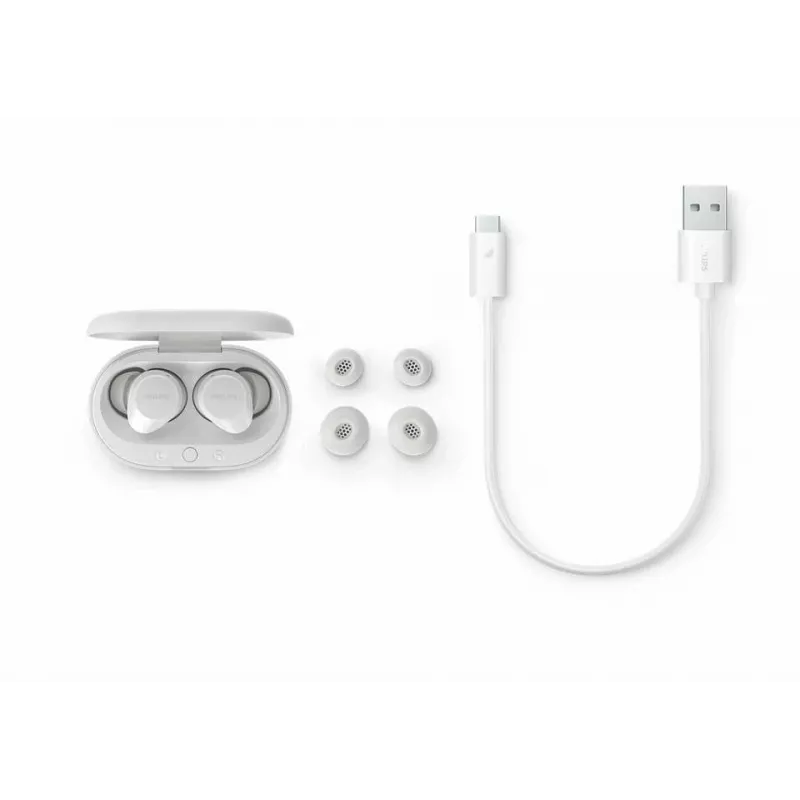 Philips TAT1209WT/00 slúchadlá/headset True Wireless Stereo (TWS) in-ear hovory/hudba Bluetooth biela