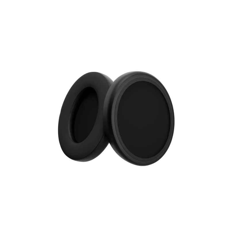 Náušníky GENESIS Toron EP01 textil koža memory pena čierne
