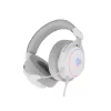 GENESIS Neon 764 headset káblový herný headset s hlavovým mostom USB Type-A biely