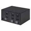 KVM prepínač Manhattan 2-portový 4K HDMI USB audio ovládanie 2 počítačov
