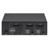 Prepínač KVM Manhattan 153546, 2-portový DisplayPort/USB 2.0, 4K@60Hz, zvuk, 2 káble po 1,8 m