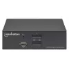 Prepínač KVM Manhattan 153546, 2-portový DisplayPort/USB 2.0, 4K@60Hz, zvuk, 2 káble po 1,8 m