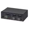 Prepínač KVM Manhattan 153546, 2-portový DisplayPort/USB 2.0, 4K@60Hz, zvuk, 2 káble po 1,8 m