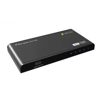 Techly IDATA HDMI2-4K4HDR video rozbočovač HDMI 4x HDMI